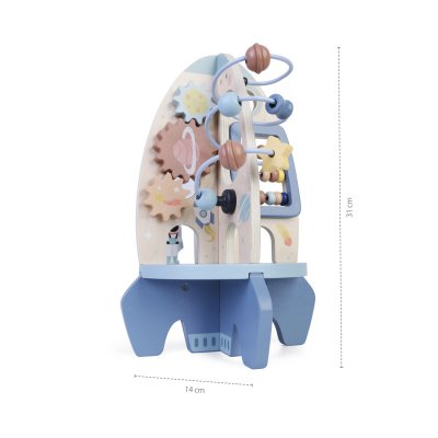 Zopa Dřevěná aktivity raketa - obrázek