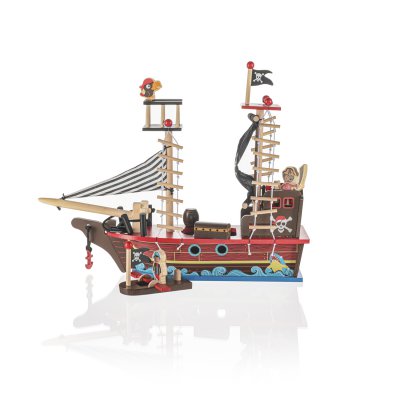 Zopa Dřevěná pirátská loď - obrázek