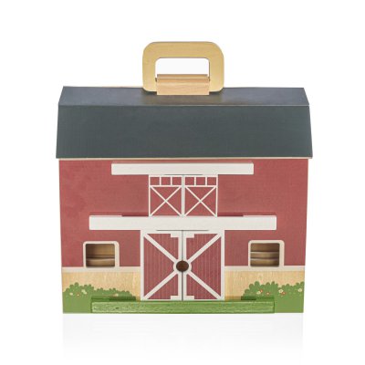 Zopa Dřevěná přenosná aktivity farma - obrázek