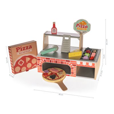 Zopa Dřevěný set Pizzerie - obrázek