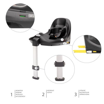 Zopa Báze pro autosedačku XM Plus i-Size - Black - obrázek