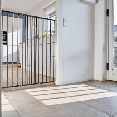 DogSpace Charlie Extra vysoká prodlužovací brána - Černá