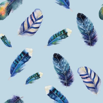 Kolorky Day Jednorázové Eko plenky S - Peří - obrázek