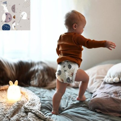 Kolorky Night Moments Jednorázové noční Eko pleny L - Universe