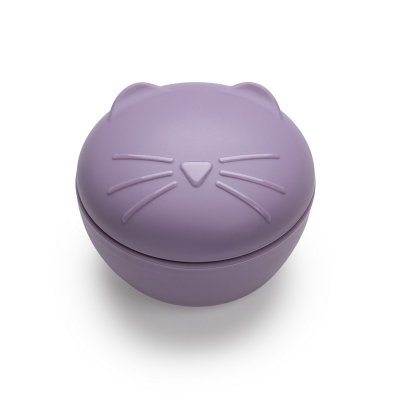 Melii Silikonová krabička na svačinu s víčkem 350 ml - Kočka - obrázek
