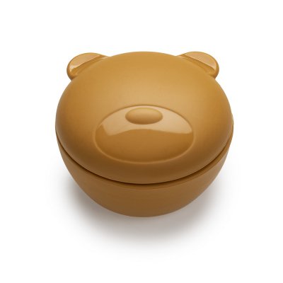 Melii Silikonová krabička na svačinu s víčkem 350 ml - Medvěd - obrázek