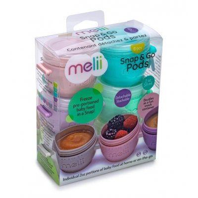 Melii Snap&Go Kelímky na potraviny 59 ml - 6 ks - obrázek