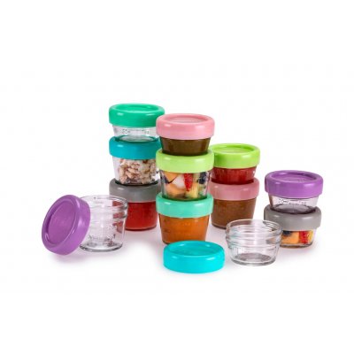 Melii Skleněné dózy na potraviny - 12 ks