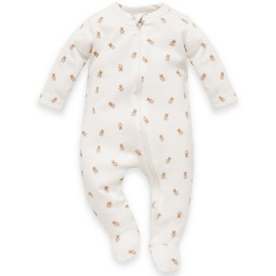 Pinokio Lovely Day Overal na zip - Beige Teddy Bear, vel. 62