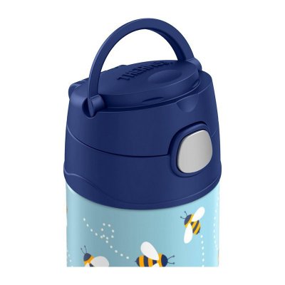 Thermos FUNtainer Dětská termoska s brčkem 355 ml - Honey Bees - obrázek