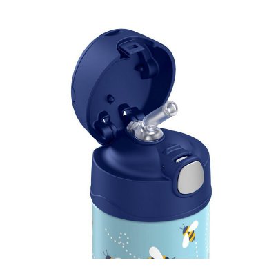 Thermos FUNtainer Dětská termoska s brčkem 355 ml - Honey Bees - obrázek