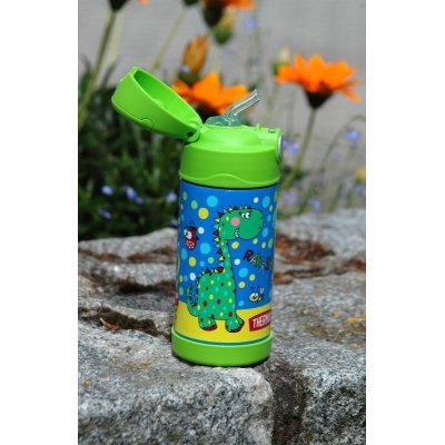 Thermos FUNtainer Dětská termoska s brčkem 355 ml - Dinosaurus - obrázek