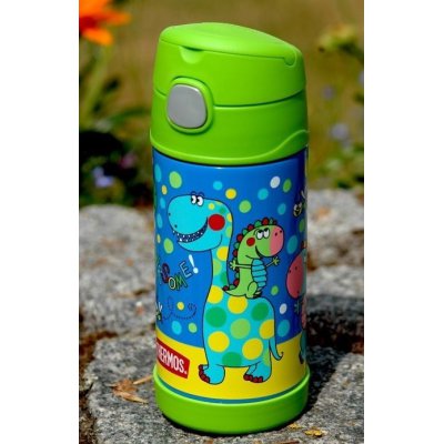 Thermos FUNtainer Dětská termoska s brčkem 355 ml - Dinosaurus - obrázek