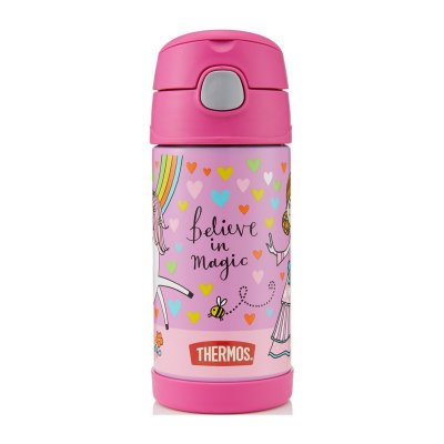Thermos FUNtainer Dětská termoska s brčkem 355 ml - Jednorožec
