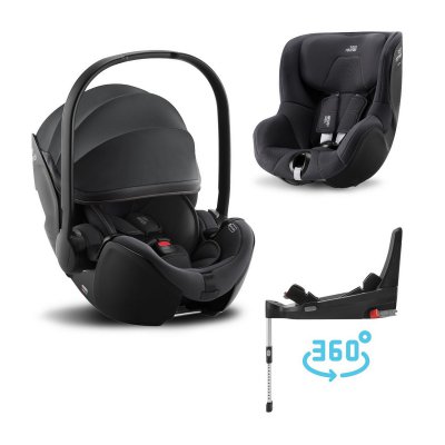 Britax Römer Set Baby-Safe 5Z2 + Flex Base 5Z + Dualfix 5Z - Fossil Grey