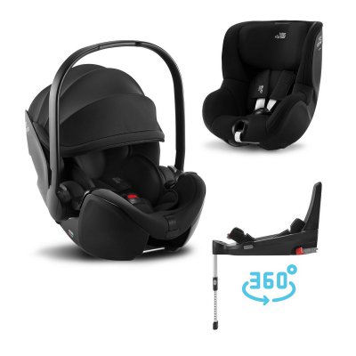 Britax Römer Set Baby-Safe 5Z2 + Flex Base 5Z + Dualfix 5Z - Space Black