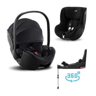 Britax Römer Set Baby-Safe 5Z2 + Flex Base 5Z + Dualfix 5Z - Galaxy Black