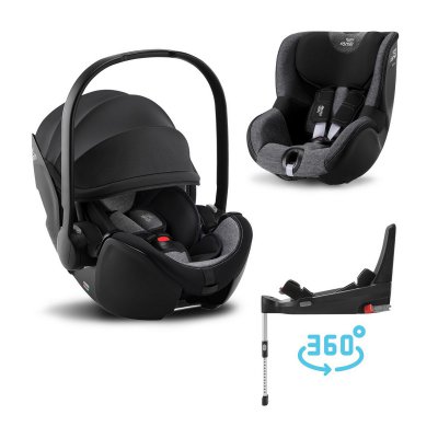 Britax Römer Set Baby-Safe 5Z2 + Flex Base 5Z + Dualfix 5Z - Graphite Marble