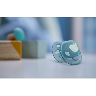 Philips AVENT Šidítko Ultrasoft Premium 6 - 18 m - Modrá, 1 ks - obrázek
