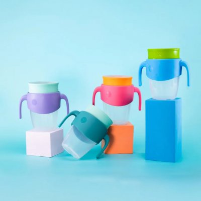 b.box 360° Netekoucí učící hrneček 250 ml - Lilac Pop - obrázek