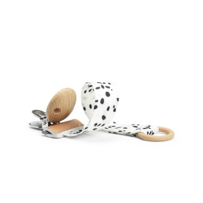 Elodie Details Dřevěný klip na dudlík - Dalmatian Dots - obrázek