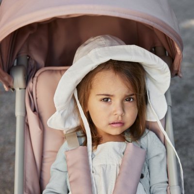 Elodie Details Klobouček proti slunci - Vanilla White, 6 - 12 m - obrázek