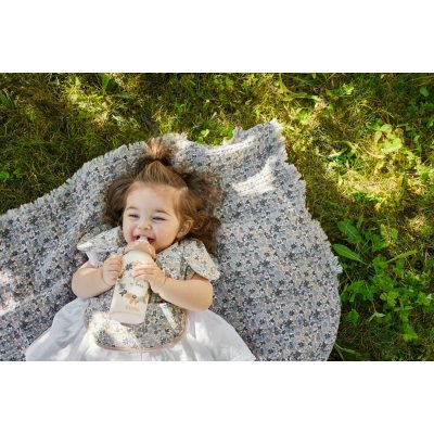 Elodie Details Skleněná kojenecká láhev - Blue Garden Light Placement - obrázek