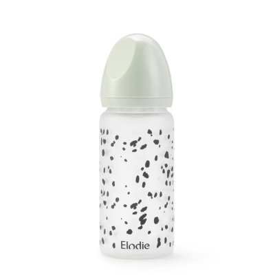 Elodie Details Skleněná kojenecká láhev - Dalmatian Dots