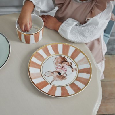Elodie Details Porcelánový jídelní set - Bunny Darling