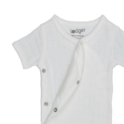 Lodger Romper SS Solid Cloud Dancer 56 - obrázek