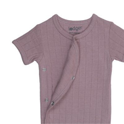 Lodger Romper SS Solid Rose 56 - obrázek