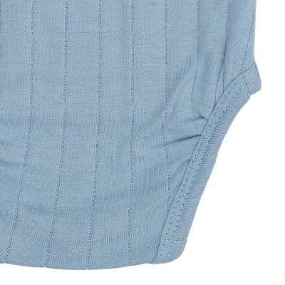 Lodger Romper LS Solid Blue Fogg 68 - obrázek