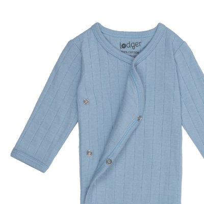 Lodger Romper LS Solid Blue Fogg 74 - obrázek