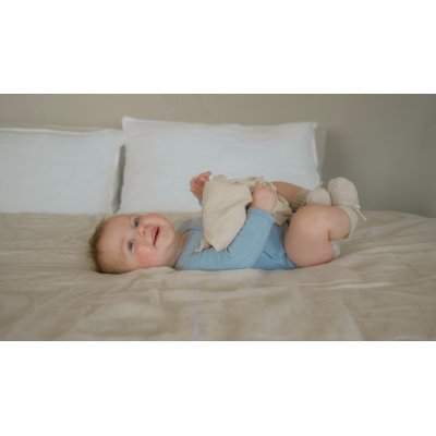Lodger Romper LS Solid Blue Fogg 74 - obrázek