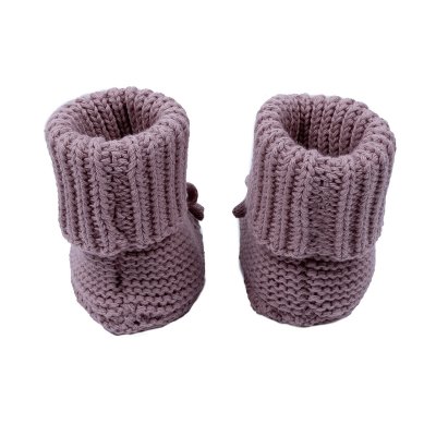 Lodger Slipper Knit Rose 0 - 6 měsíců - obrázek