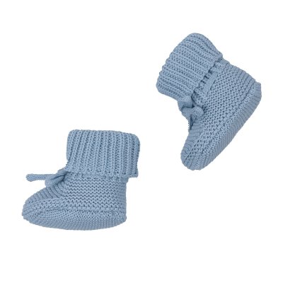 Lodger Slipper Knit Blue Fogg 0 - 6 měsíců - obrázek