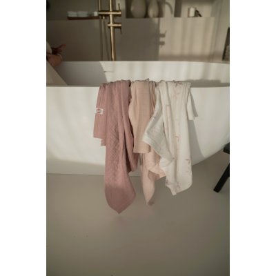 Lodger Swaddler Solid Matcha 3balení 70 x 70 cm Rose - obrázek