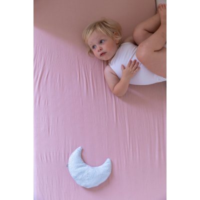 Timboo Prostěradlo Soft 60 x 120 cm - Misty Rose - obrázek