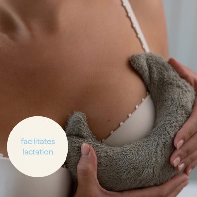 Timboo Relaxační hřejivý polštářek Moon - Whisper Green - obrázek