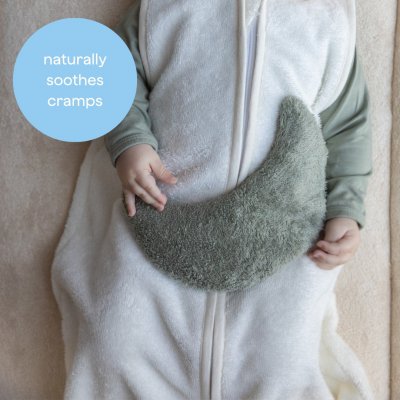 Timboo Relaxační hřejivý polštářek Moon - Whisper Green - obrázek