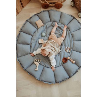 Play & Go Coco Dětské hnízdo Bloom - Dusty Blue - obrázek