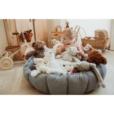 Play & Go Coco Dětské hnízdo Bloom - Dusty Blue - obrázek