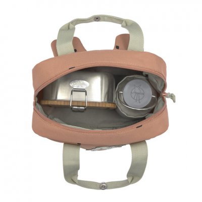 Lässig Dětský batoh Mini Square Backpack Happy Prints - Caramel - obrázek