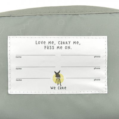 Lässig Dětský batoh Mini Square Backpack Happy Prints - Light Olive - obrázek