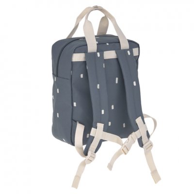 Lässig Dětský batoh Mini Square Backpack Happy Prints - Midnight Blue - obrázek