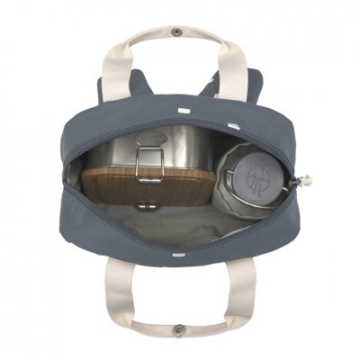 Lässig Dětský batoh Mini Square Backpack Happy Prints - Midnight Blue - obrázek