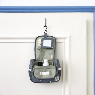 Lässig Taštička Mini Washbag Happy Prints - Midnight Blue - obrázek