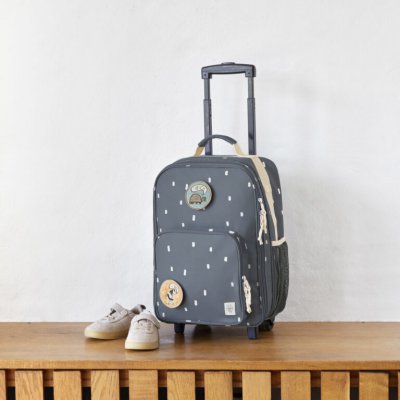 Lässig Dětský kufr Happy Prints - Midnight Blue - obrázek