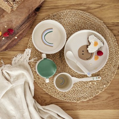 Lässig Dětský talíř z celulózy Happy Rascals - Smile - obrázek