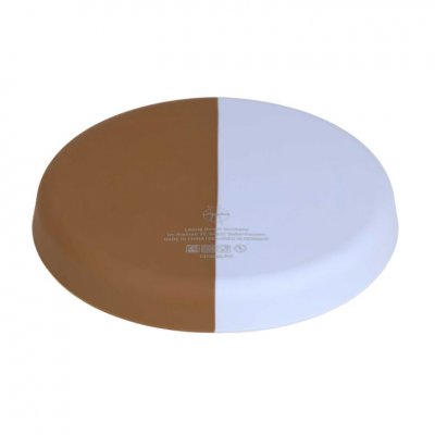 Lässig Silikonový talíř Happy Rascals - Smile/Sky Blue - obrázek